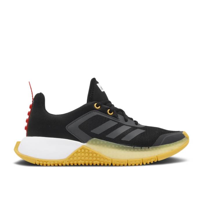 ǥ Adidas  Lego X Sport Big Kid 'Black Yellow' Youth Core Black/Gr...