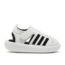 アディダス Adidas 【 Summer Closed Toe Water Sandal I 'White Black' Infant Cloud White/Core Black/Cloud White 】 Summer サマー キッズ ベビー マタニティ ベビーファッション 靴 サンダル ベビー 白色 ホワイト コア