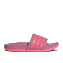 アディダス Adidas 【 Adilette Comfort Slide J 'Rose Tone' Youth Rose Tone/Turbo/Rose Tone 】 アディレッタ Slide サンダル キッズ ベビー マタニティ キッズファッション 靴 サンダル ジュニア キッズ Rose ロー(4)