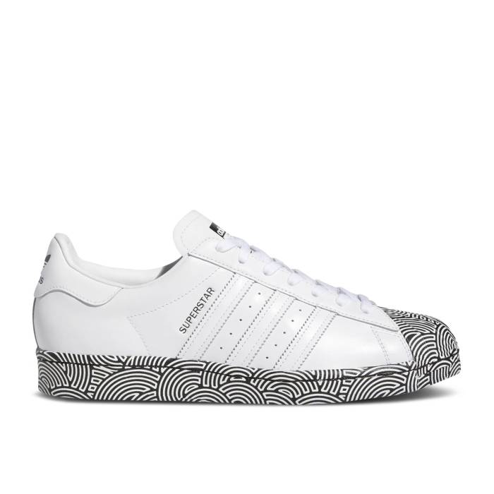 楽天スニケスアディダス Adidas 【 Hirocoledge X Superstar 'Takahashi Hiroko - White Black' Men Cloud White/Core Black/Signal Pink 】 Superstar スーパースター 白色 ホワイト 靴 メンズ靴 スニーカー メンズ 白色 ホワイト コア 黒色