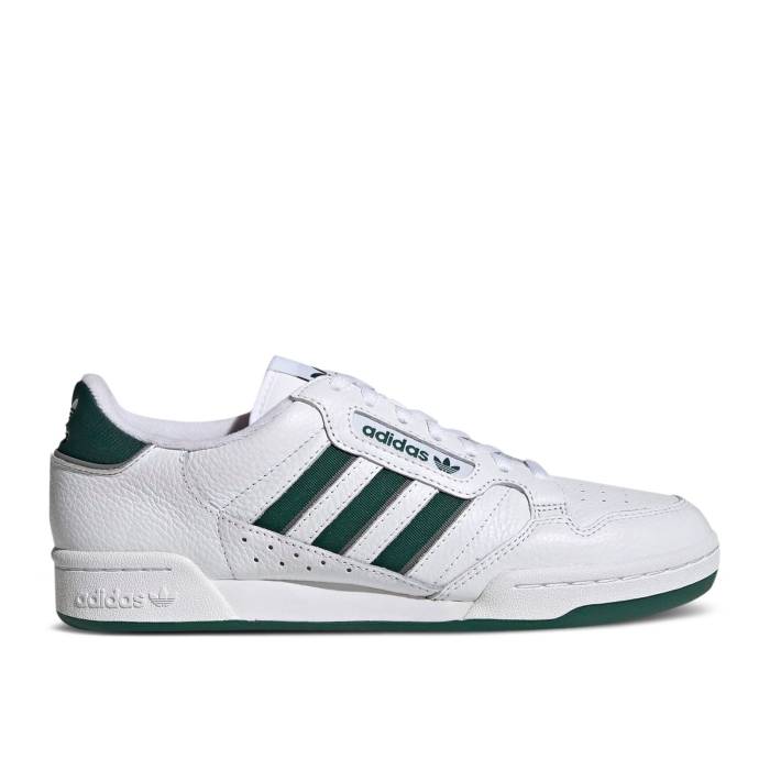 アディダス Adidas 【 Continental 80 Stripes 'White Collegiate Green' Men Cloud White/C...