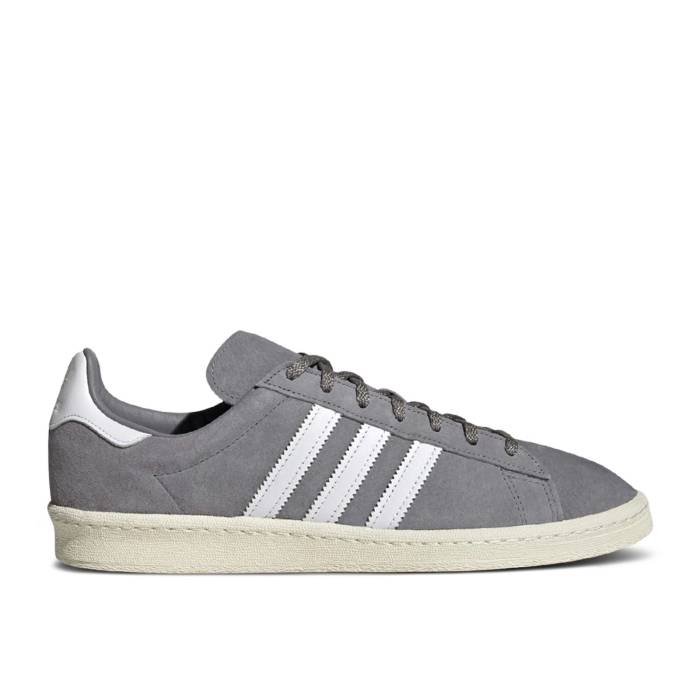 アディダス Adidas 【 Campus 80S 'Grey Off White' Men Grey/Cloud White/Off White 】 キャンパス 靴 メンズ靴 スニーカー メンズ 灰色 グレー 白色 ホワイト