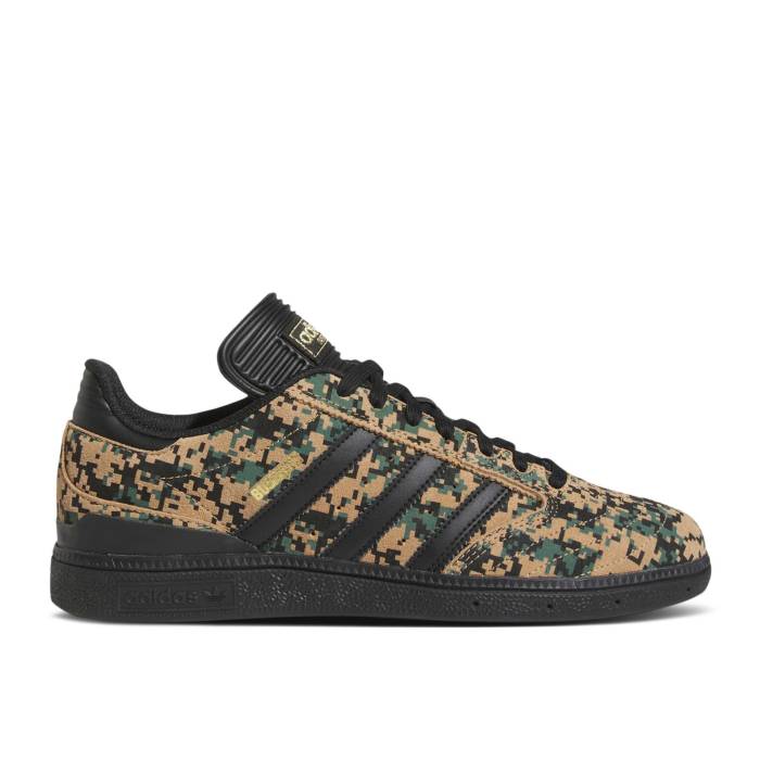 アディダス Adidas 【 Busenitz 'Digi Camo' Men Core Black/Cardboard/Gold Metallic 】 靴 メンズ靴 スニーカー メンズ コア 黒色 ブラック ゴールド