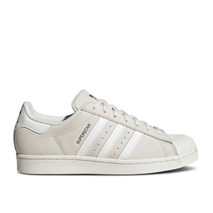 アディダス Adidas 【 Superstar 'Off White Dark Green' Men Off White/Off White/Dark Gre...
