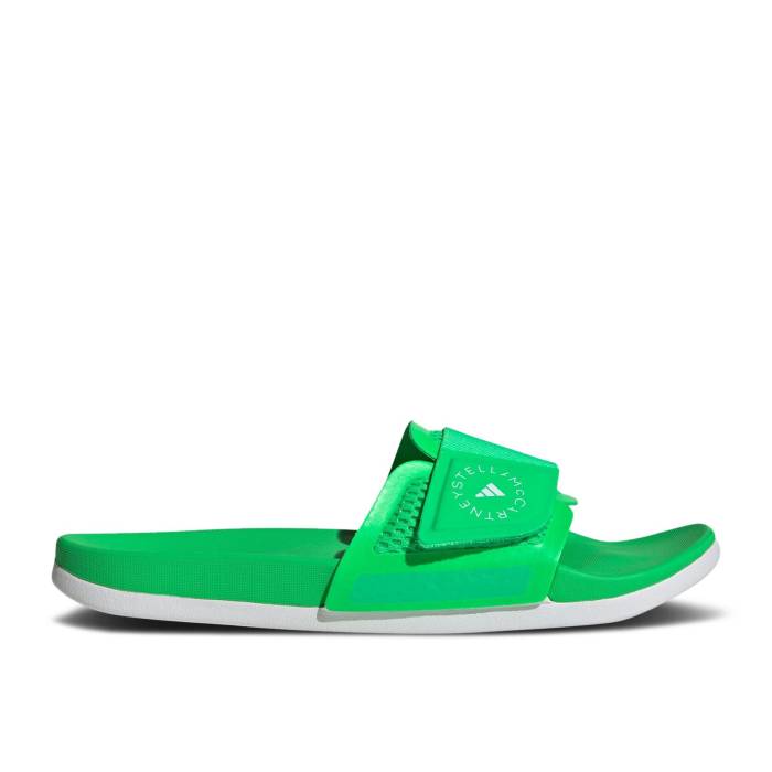 ǥ Adidas  Stella Mccartney X Wmns Slide 'Green White' Women Suppl...