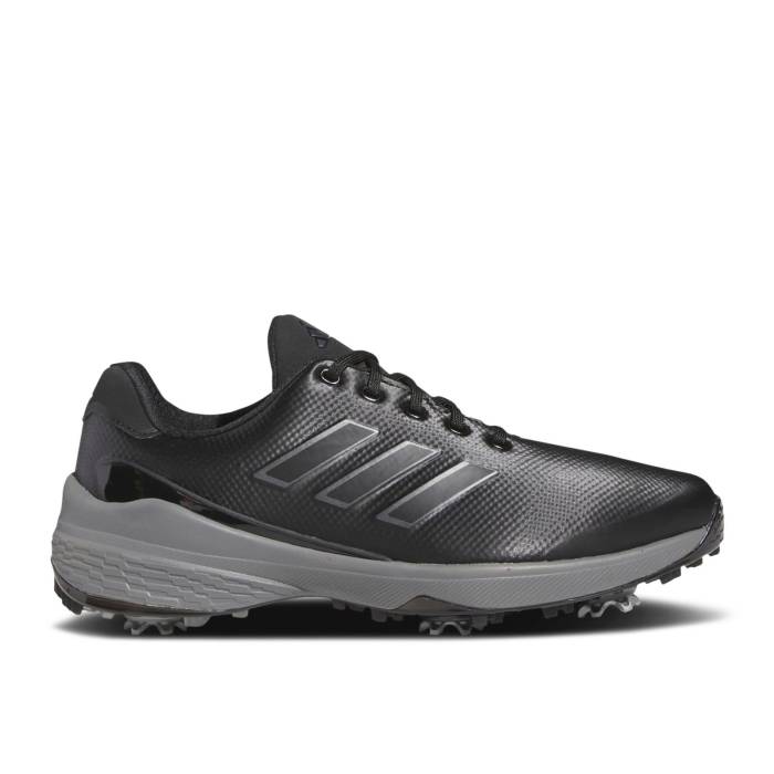 アディダス Adidas 【 Zg23 Golf 'Black Dark Silver Metallic' Men Core Black/Dark Silver Metallic/Silver Metallic 】 golf ゴルフ Silver 銀色・シルバー 靴 メンズ靴 スニーカー メンズ コア 黒色 ブラック Silver 銀色・シ