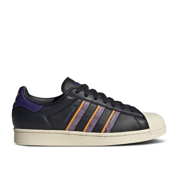 アディダス Adidas 【 Superstar 'Black Violet Fusion Snakeskin' Men Core Black/Violet Fusion/Cream White 】 Superstar スーパースター 紫・バイオレット Fusion フュージョン 靴 メンズ靴 スニーカー メンズ コア 黒色