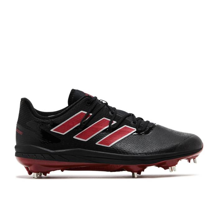 アディダス Adidas 【 Adizero Afterburner 8 'Black Team Power Red' Men Core Black/Team Power Red/Silver Metallic 】 アディゼロ Team チーム Power パワー 靴 メンズ靴 スニーカー メンズ コア 黒色 ブラック Team チーム P