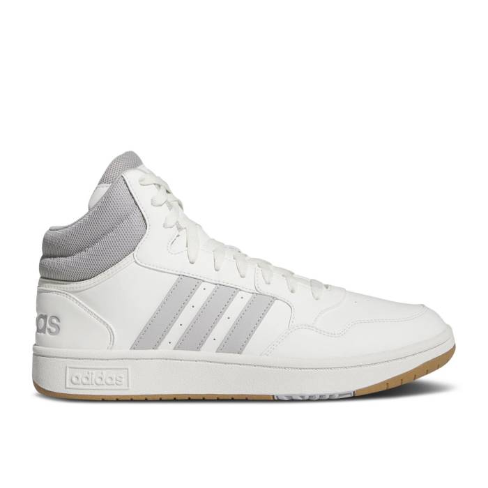 ǥ Adidas  Hoops 3.0 Mid 'White Grey Gum' Men Core White/Grey Two/Gum  ߥå ...