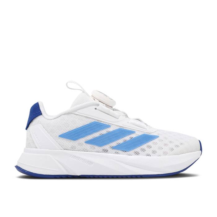 アディダス Adidas 【 Duramo Sl Boa K 'White Blue Burst' Youth Cloud White/Blue Burst/Magic Beige 】 青色 ブルー ジュニア キッズ 白色 ホワイト 青色 ブルー バースト マジック ベージュ