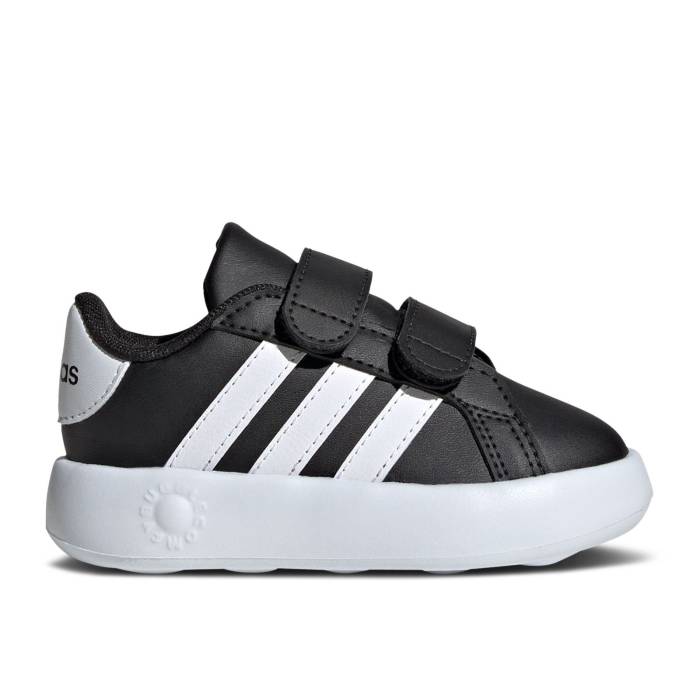 ǥ Adidas  Grand Court 2.0 I 'Black White' Infant Core Black/Cloud...
