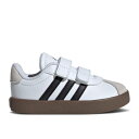 アディダス Adidas 【 Vl Court 3.0 I 'White Black Gum' Infant Cloud White/Core Black/Gr...