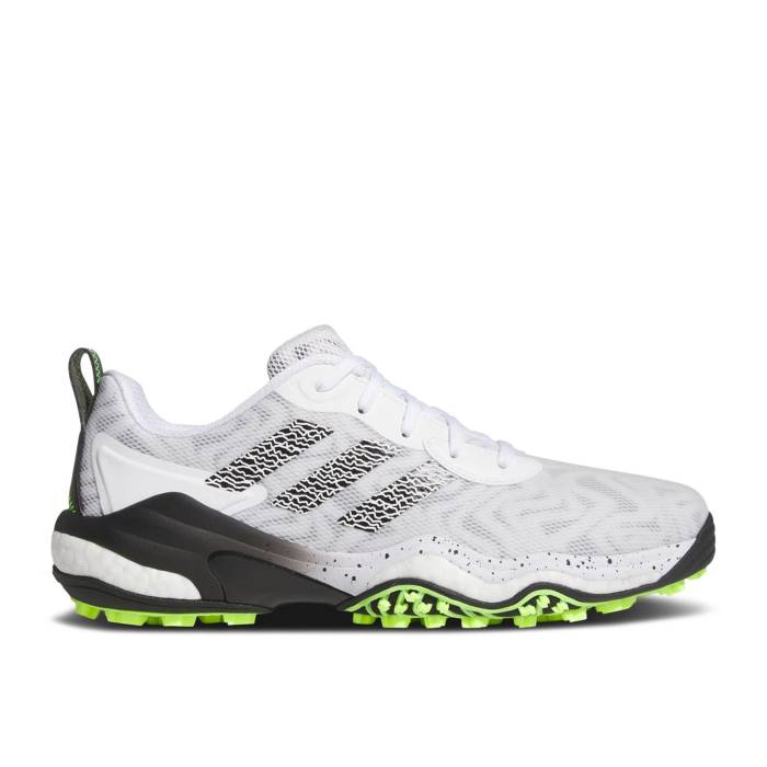 アディダス Adidas  golf ゴルフ メンズ 白色 ホワイト コア 黒色 ブラック