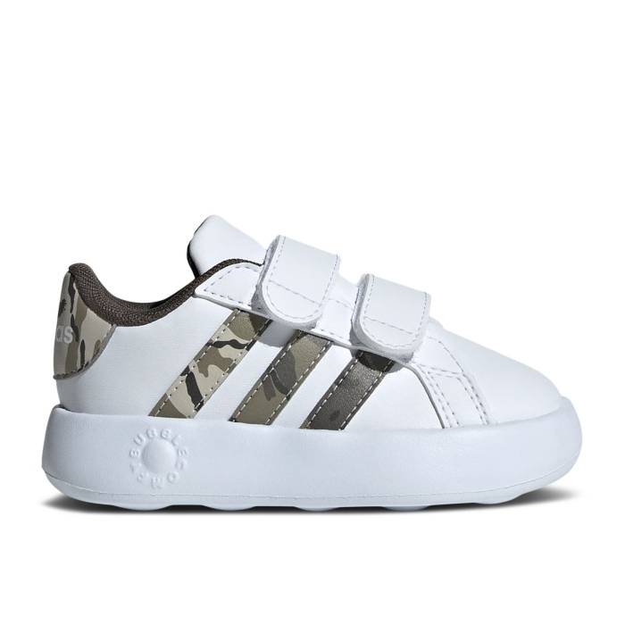 ǥ Adidas  Grand Court 2.0 Cf I 'Olive Camo' Infant Cloud White/Ol...