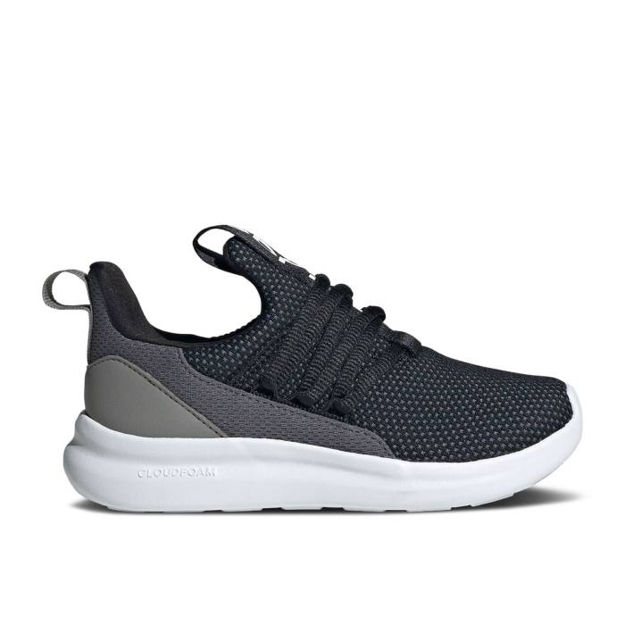ǥ Adidas  Lite Racer Adapt 7.0 K 'Black White Grey' Youth Core Bl...