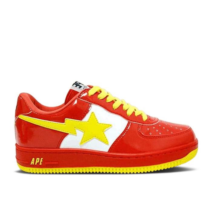 ベイプ Bape 【 Sta Fs-001 Low 'The Flash' Men Red/Yellow-White 】 靴 メンズ靴 スニーカー メンズ Re...