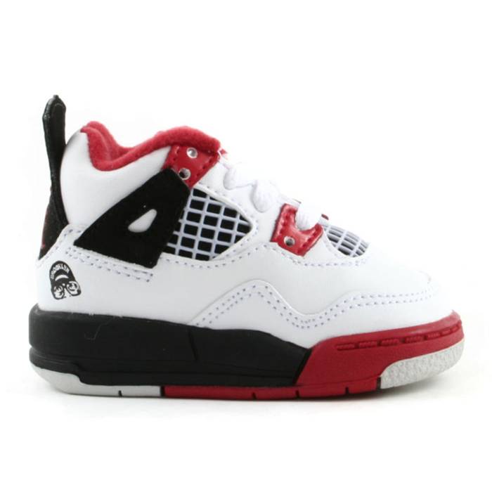 ʥ硼 Air Jordan  Jordan 4 Retro Td 'Mars Blackmon' Youth White...