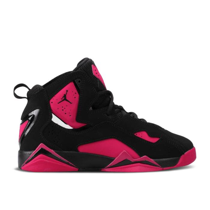 楽天スニケスナイキ　エアジョーダン Air Jordan 【 Jordan True Flight Gg 'Black Sport Fuchsia' Youth Black/Black/Sport Fuchsia 】 Flight フライト キッズ ベビー マタニティ キッズファッション 靴 スニーカー ジュニア キッズ