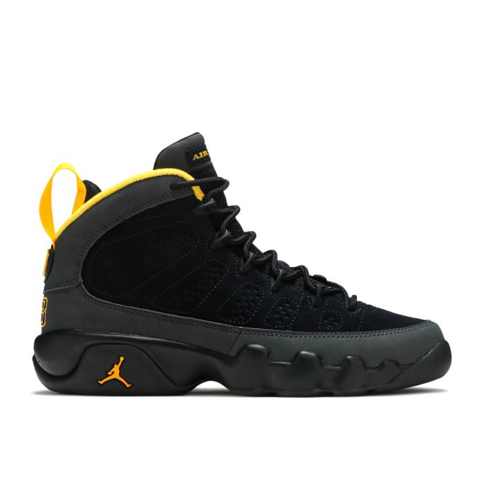 楽天スニケスナイキ　エアジョーダン Air Jordan 【 Jordan 9 Retro Gs 'Dark Charcoal University Gold' Youth Black/Dark Charcoal/University Gold 】 レトロ チャコール キッズ ベビー マタニティ キッズファッション 靴 スニーカー