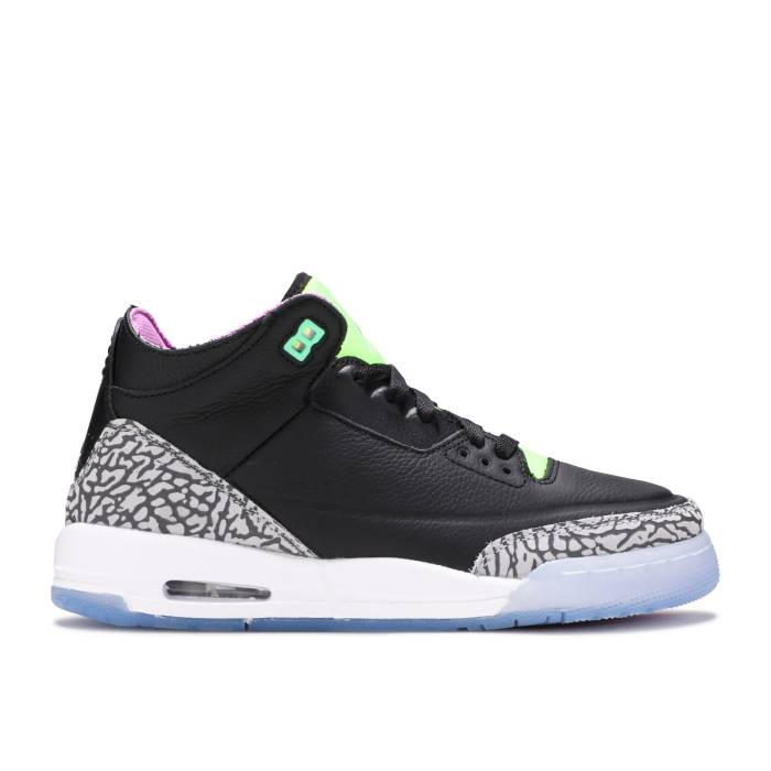 ʥ硼 Air Jordan  Jordan 3 Retro Gs 'Electric Green' Youth Blac...