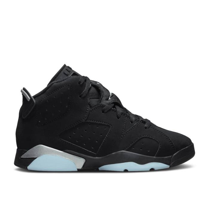 楽天スニケスナイキ　エアジョーダン Air Jordan 【 Jordan 6 Retro Ps 'Chrome' Youth Black/Metallic Silver/Black 】 レトロ キッズ ベビー マタニティ キッズファッション 靴 スニーカー ジュニア キッズ 黒色 ブラック Silv