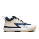 ナイキ エアジョーダン Air Jordan 【 Jordan Zion 1 Gs 'Pelicans' Youth Fossil/White/Metallic Gold/Midnight Navy 】 キッズ ベビー マタニティ キッズファッション 靴 スニーカー ジュニア キッズ 白色 ホワイト(4)