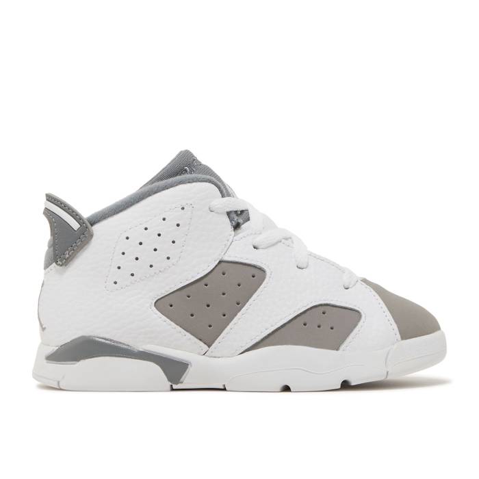 ʥ硼 Air Jordan  Jordan 6 Retro Td 'Cool Grey' Infant White/Me...