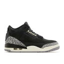 ナイキ エアジョーダン Air Jordan 【 Wmns Jordan 3 Retro 'Off Noir' Women Off Noir/Black/Coconut Milk/Cement Grey 】 レトロ 靴 レディース靴 スニーカー レディース 黒色 ブラック 灰色・シメント 灰色 グレー(4)