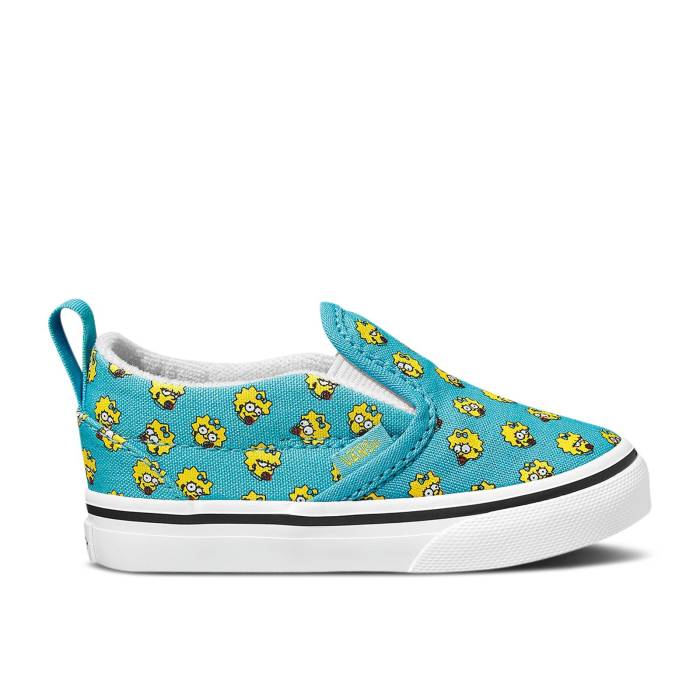  Vans  The Simpsons X Slip-On V Td 'Maggie' Infant Baby Blue  sl...