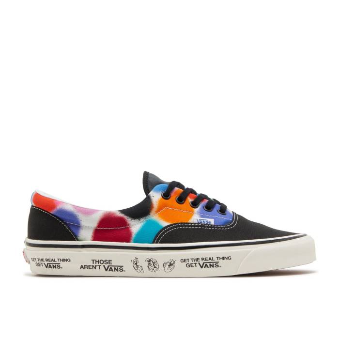 ヴァンズ Vans 【 Era 95 Dx 'Anaheim Factory - Spray Spots' Men Black/Multi-Color 】 ファクトリー 靴 メンズ靴 スニーカー メンズ 黒色 ブラック