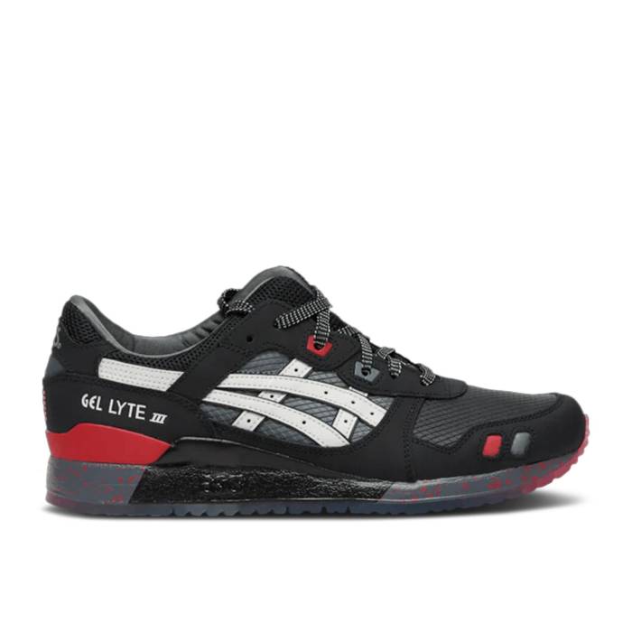 アシックス Asics 【 Foot Locker X Anderson Bluu X Gel Lyte 3 'G.i. Joe Snake Eyes' Men Black/White 】 靴 メンズ靴 スニーカー メンズ 黒色 ブラック 白色 ホワイト