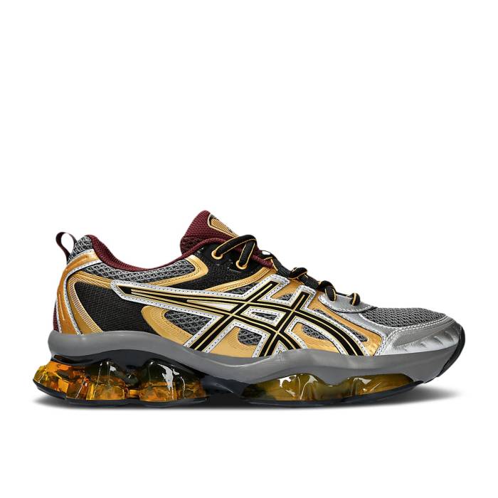 アシックス Asics 【 Gel Quantum Kinetic 'Carbon Pure Gold' Men Carbon/Pure Gold 】 ピュア 靴 メンズ靴 スニーカー メンズ カーボン ピュア ゴールド