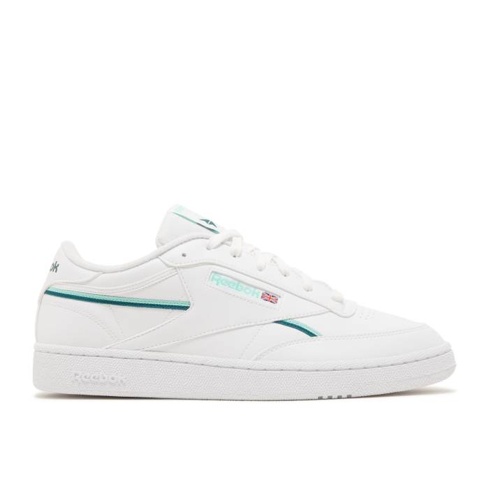 リーボック Reebok 【 Club C 85 Vegan 'White Hint Mint' Men Footwear White/Hint Mint/Midnight Pine 】 クラブ 靴 メンズ靴 スニーカー メンズ 白色 ホワイト