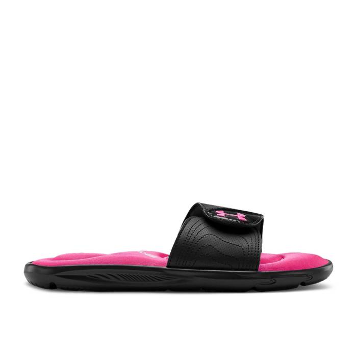 ޡ Under Armour  Wmns Ignite 9 Slide 'Black Pink Surge' Women B...