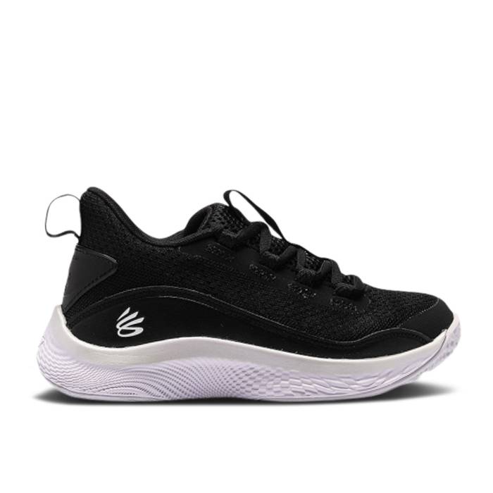 楽天スニケスCurry Brand 【 Curry Flow 8 Ps 'Black White' Youth Black/White/Black 】 カリー フローレス キッズ ベビー マタニティ キッズファッション 靴 スニーカー ジュニア キッズ 黒色 ブラック 白色 ホワイト