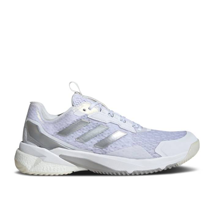 アディダス Adidas 【 Wmns Crazyflight 5 Indoor 'White Silver Metallic' Women Cloud White/Silver Metallic/Dash Grey 】 Silver 銀色・シルバー 靴 レディース靴 スニーカー レディース 白色 ホワイト Silver 銀色・シルバ