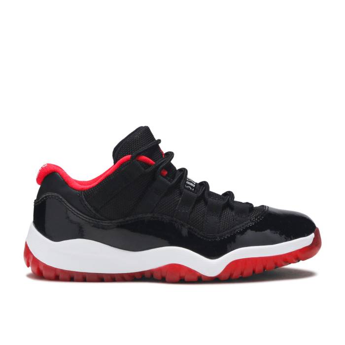 楽天スニケスナイキ　エアジョーダン Air Jordan 【 Jordan 11 Retro Low Bp 'Bred' Youth Black/True Red-White 】 レトロ キッズ ベビー マタニティ キッズファッション 靴 スニーカー ジュニア キッズ 黒色 ブラック
