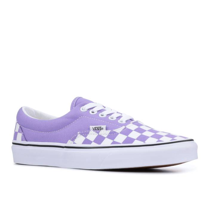 ヴァンズ Vans 【 Era 'Checkerboard - Violet Tulip' Men Violet Tulip/True White 】 紫・バイオレット 靴 メンズ靴 スニーカー メンズ 紫・バイオレット 白色 ホワイト