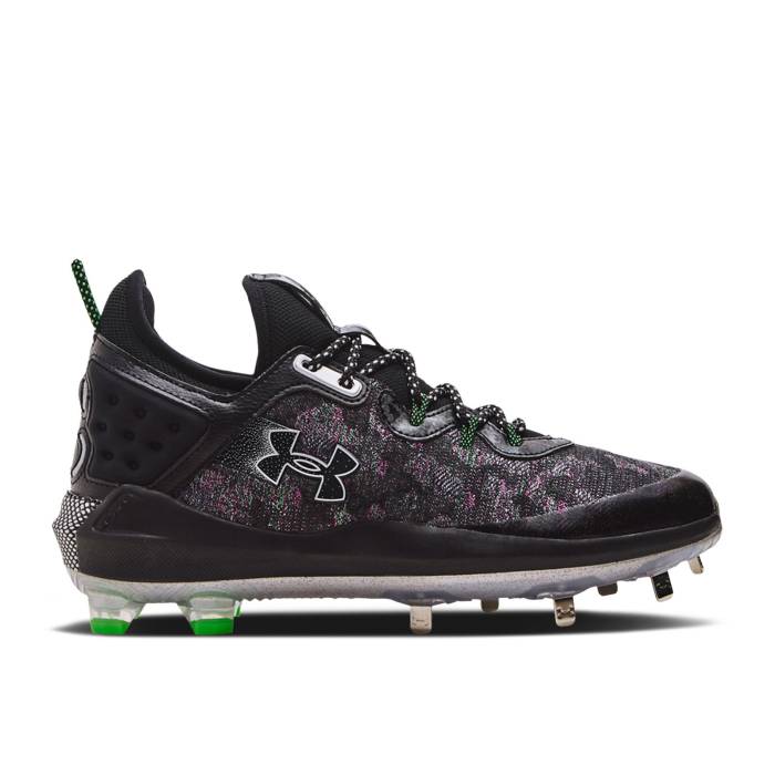アンダーアーマー Under Armour 【 Harper 8 Low St 'Black Pink Green' Men Black/Metallic Silver 】 pink ピンク 靴 メンズ靴 スニーカー メンズ 黒色 ブラック Silver 銀色・シルバー