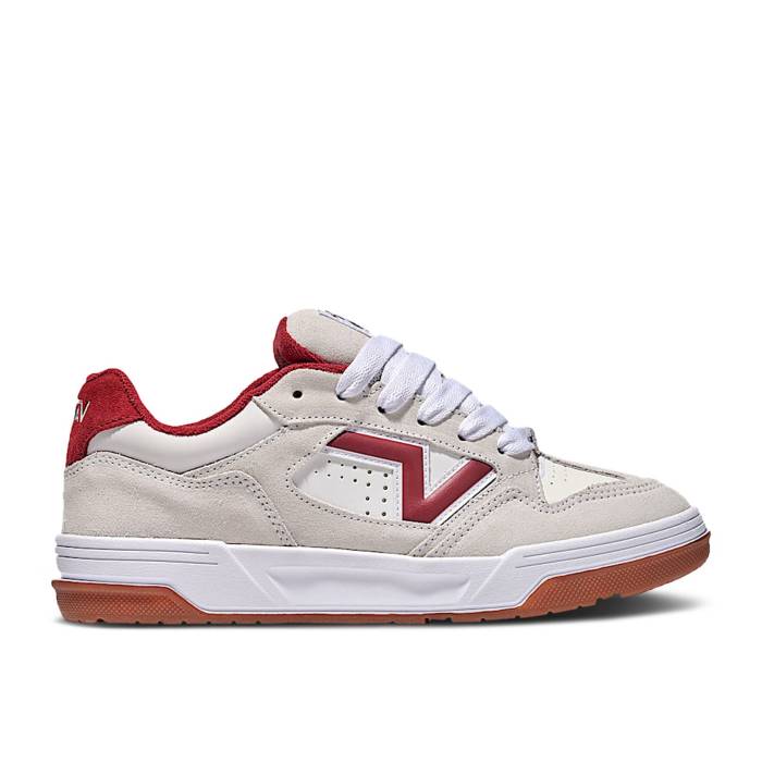 ヴァンズ Vans 【 Upland 'White Sun Dried Tomato Red' Men White/Sun Dried Tomato Red 】 靴 メンズ..