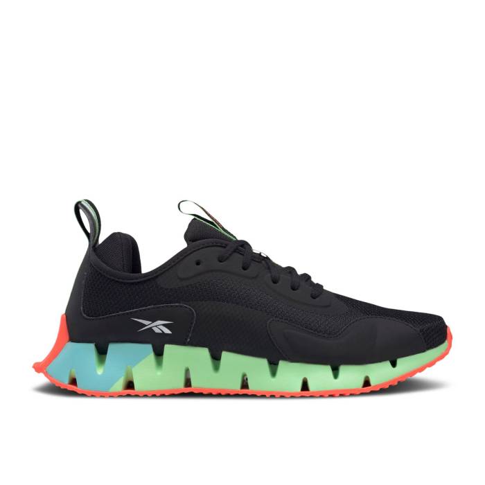 リーボック Reebok 【 Zig Dynamica 'Black Neon Mint' Men Core Black/Neon Mint/Orange Flare 】 Zig..