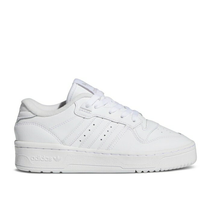 ǥ Adidas  Rivalry Low J 'White' Youth Cloud White/Cloud White/Gre...