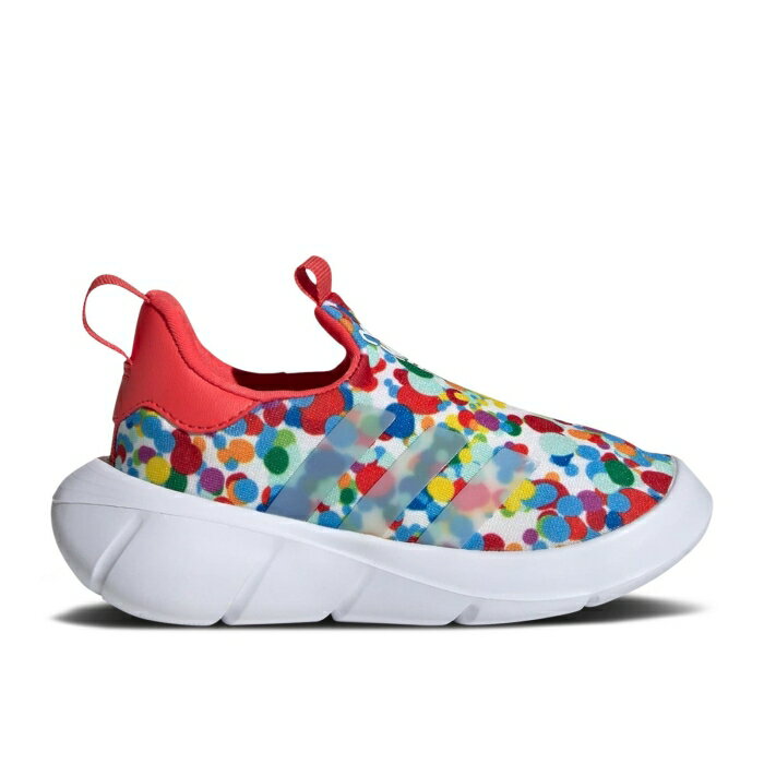 楽天スニケスアディダス Adidas 【 Monofit Slip-On I 'Fruity Pebbles' Infant Cloud White/Cloud White/Bright Red 】 slip-on スリッポン キッズ ベビー マタニティ ベビーファッション 靴 スニーカー ベビー 白色 ホワイト Red 赤