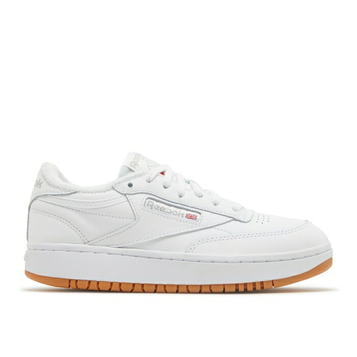 リーボック Reebok 【 Wmns Club C Double 'White Gum' Women White/Rubber Gum/White 】 クラブ 靴 レディース靴 スニーカー レディース 白色 ホワイト ラバー(4)
