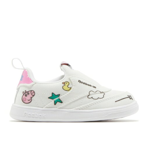 リーボック Reebok 【 Peppa Pig X Club C Slip-On 4 Toddler 'Play Dreamy' Infant Footwear White/Core Black/Footwear White 】 クラブ slip-on スリッポン ベビー 赤ちゃん用 キッズ ベビー マタニティ ベビーファッション リーボック Reebok 【 Peppa Pig X Club C Slip-On 4 Toddler 'Play Dreamy' Infant Footwear White/Core Black/Footwear White 】 クラブ slip-on スリッポン ベビー 赤ちゃん用 キッズ ベビー マタニティ ベビーファッション