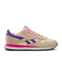リーボック Reebok 【 Classic Leather Big Kid 'Tapioca Atomic Pink' Youth Tapioca/Atomic Pink/Solar Purple 】 クラシック レザー キッズ ベビー マタニティ キッズファッション 靴 スニーカー ジュニア キッズ pink
