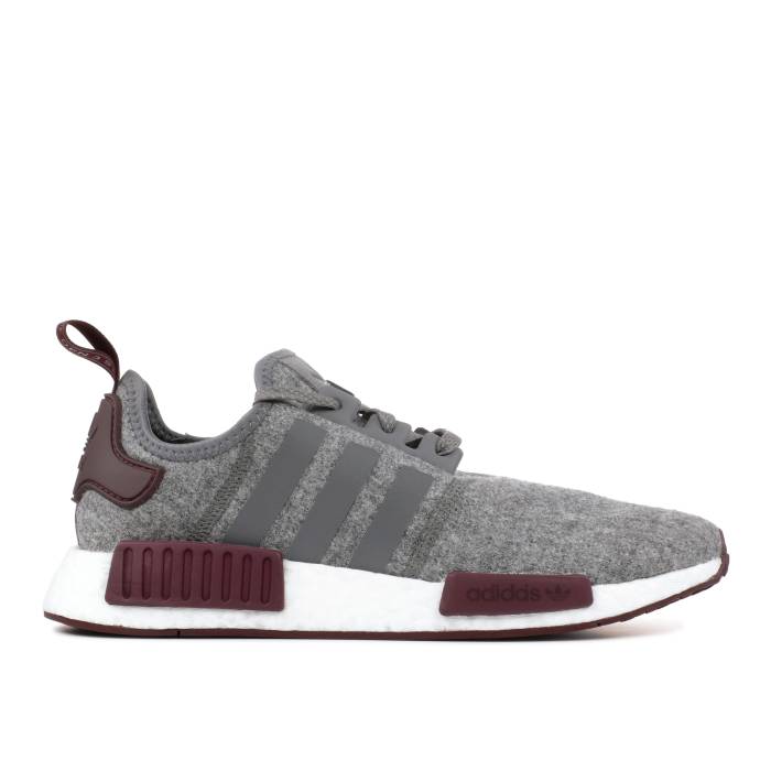 ǥ Adidas  Nmd_R1 'Wool' Men Grey Four/White/Maroon   󥺷 ˡ...