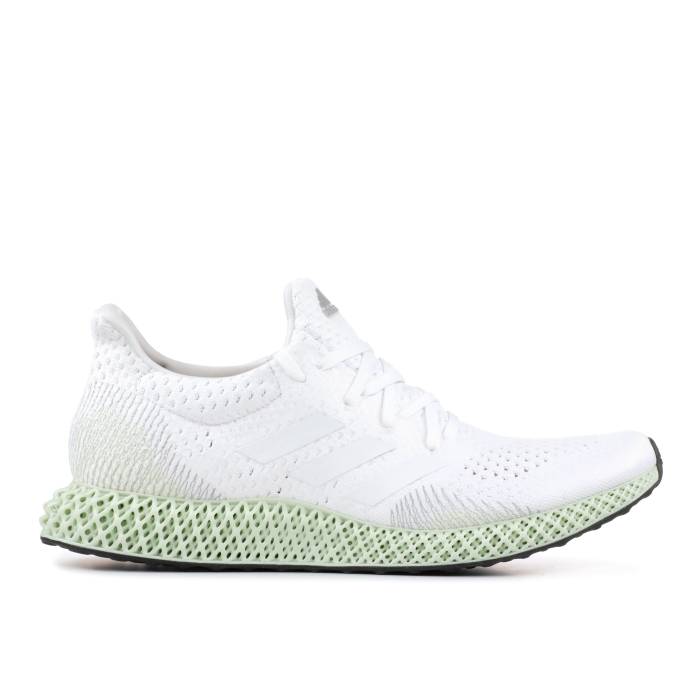 アディダス Adidas 【 Futurecraft 4D Ff 'White' Men Running White/Grey/Ash Green 】 靴 メンズ靴 スニーカー メンズ 白色 ホワイト 灰色 グレー green 緑・グリーン