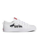 アディダス Adidas 【 Star Wars X Nizza J 'Intergalactic Race' Youth Cloud White/Cloud White/Bright Blue 】 キッズ ベビー マタニティ キッズファッション 靴 スニーカー ジュニア キッズ 白色 ホワイト 青色 ブル
