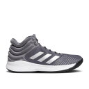 アディダス Adidas 【 Pro Spark 2018 'Grey Silver Metallic' Men Grey Four/Silver Metallic/Core Black 】 プロ Silver 銀色・シルバー 靴 メンズ靴 スニーカー メンズ 灰色 グレー Silver 銀色・シルバー コア 黒色 ブラ